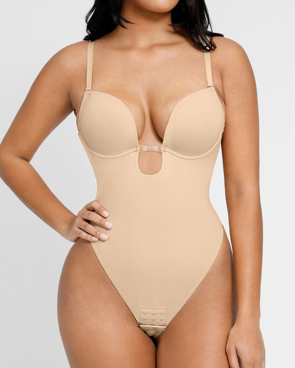 Bodysuit Plongeant String Dos Nu